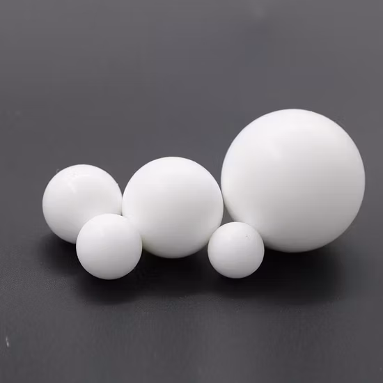 PTFE 씰 시트 볼 PTFE 플라스틱 볼 흰색 나일론 하드 PTFE 볼 1mm ~ 200mm